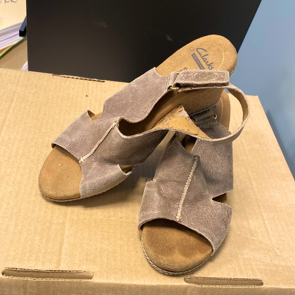 Women’s Clark’s wedge sandals